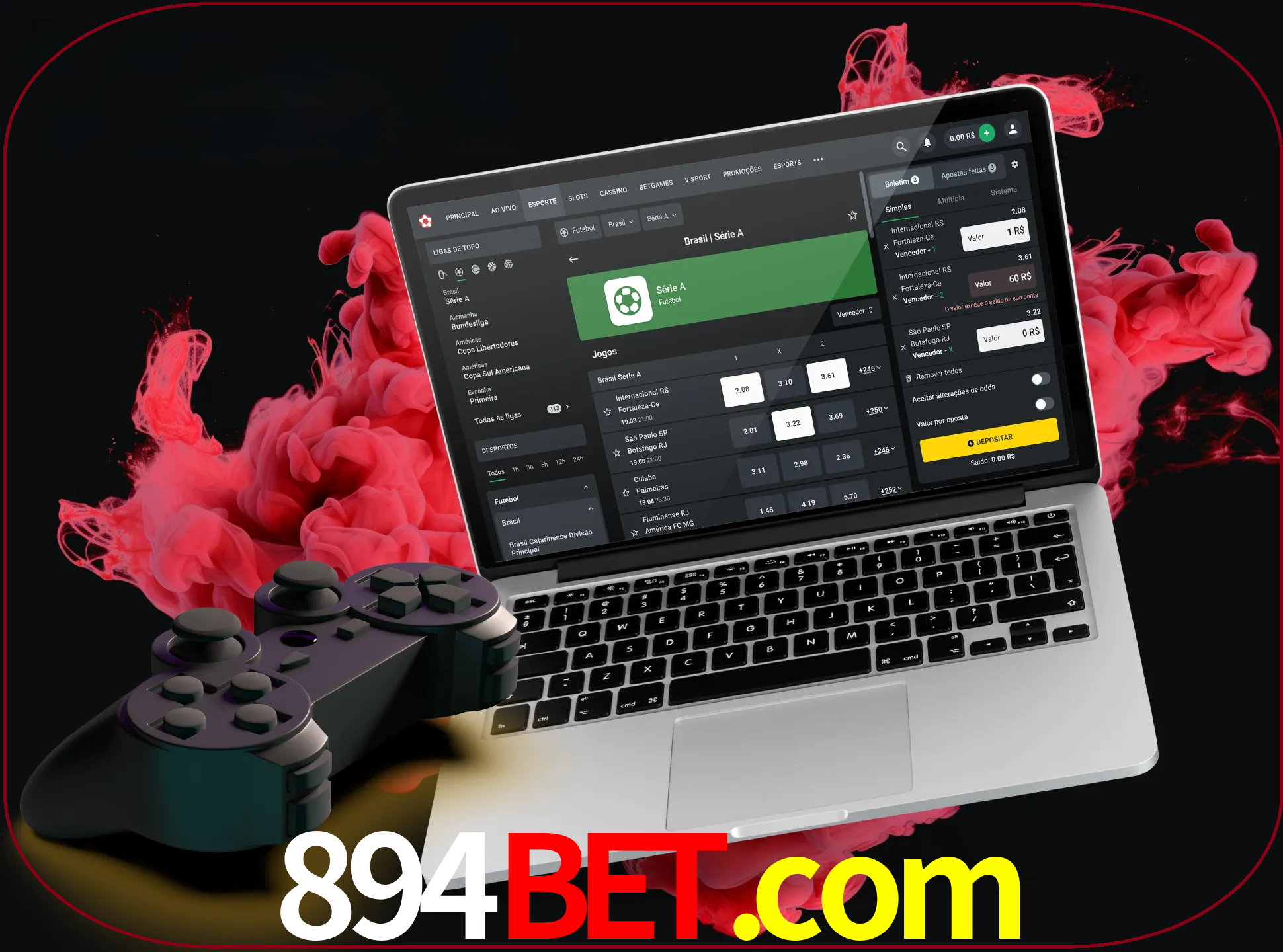 Visite a secção especial de jogos de vídeo em 894bet para descobrir em que jogos pode apostar e ganhar muito dinheiro.